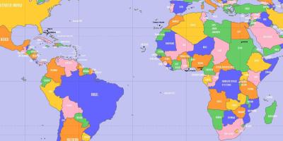Cabo Verde ubicación en el mapa del mundo